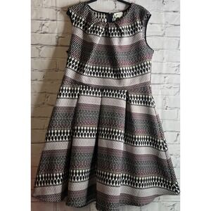 Mystic A-Line Sleeveless Dress Plus Size‎ 1X (12W) Cottagecore Career Party Date